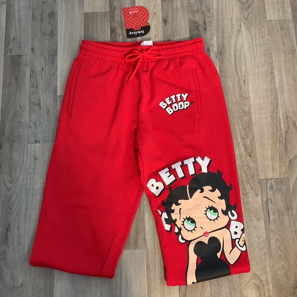 Betty Boop Graphic Sweatpants Brand New Size M - Picture 4 of 8
